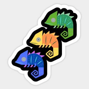 Chameleon Sticker